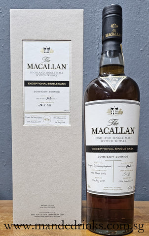 Macallan Exceptional Single Cask 2018/ESH-3019/06