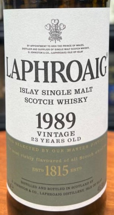 ラフロイグ - 【新品・未開封】ラフロイグ 23 YEARS OLD VINTAGE 1989 新品・未開封】ラフロイグ 23 YEARS OLD VINTAGE 1989