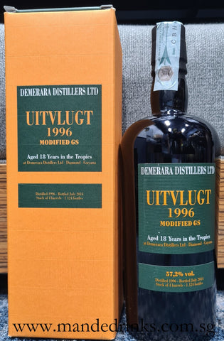 Uitvlugt 1996 18 Year Old "Modified GS" Demerara Rum (Velier)