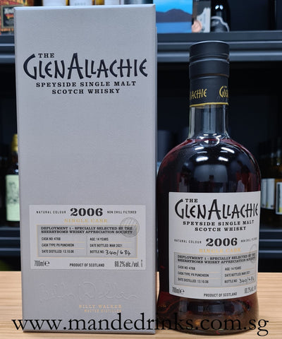 Glenallachie 2006 14YO Cask #4768 (Sherrybomb Whisky Appreciation Society)