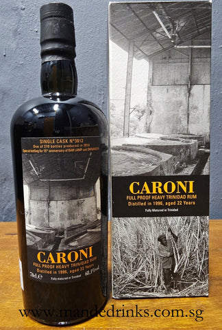 Caroni 1996 22YO Single Cask R3812 for Bar Lamp and Shinanoya (Velier)