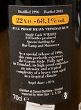 Caroni 1996 22YO Single Cask R3812 for Bar Lamp and Shinanoya (Velier)