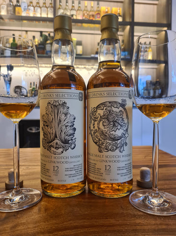 Linkwood 12 Year Old Twins Finished in Oloroso and PX Sherry Octaves (M&E Drinks)