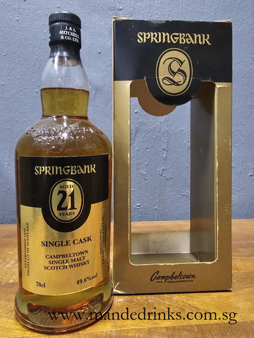Springbank 21 Year Old Single Cask (UK Exclusive)