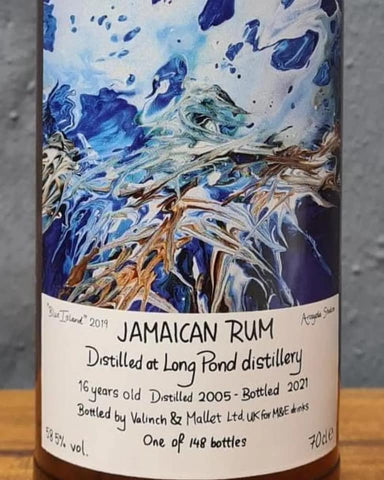 Long Pond 16YO Jamaican Rum Arcaydia Studio Label No.1 (M&E Drinks)